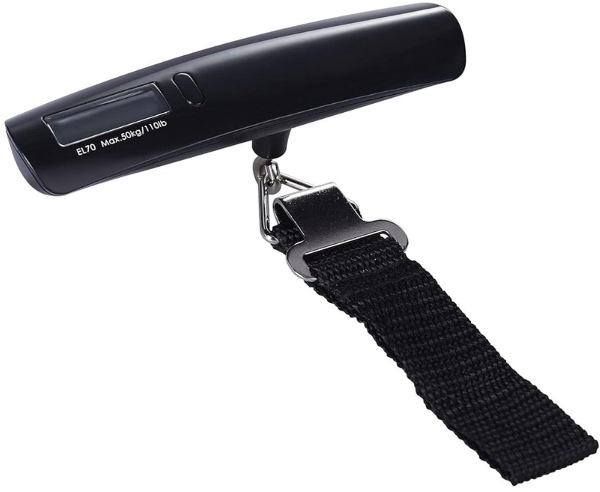 SCH® Bagageweegschaal - Weegschaal - Zwart - 14cm x 4cm x 5cm