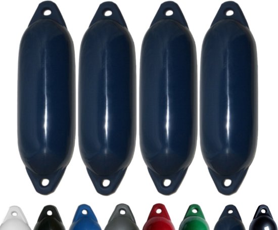 Set de 4 avec Majoni Star 35 pare-battages - marine, 62 x 21 cm