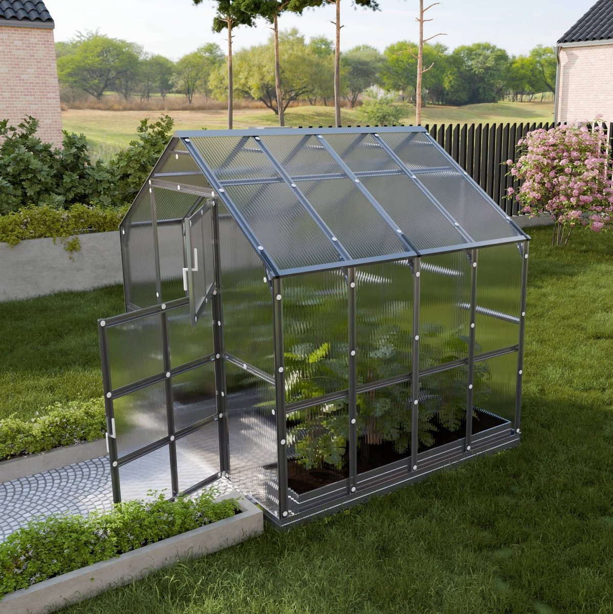 Klasika Polycarbonaat tuinkas 2,35x2,12m 4,98m² House