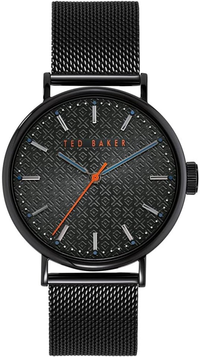Elegant Horloge voor Dames met Zwarte Band en Zilverkleurige Kast