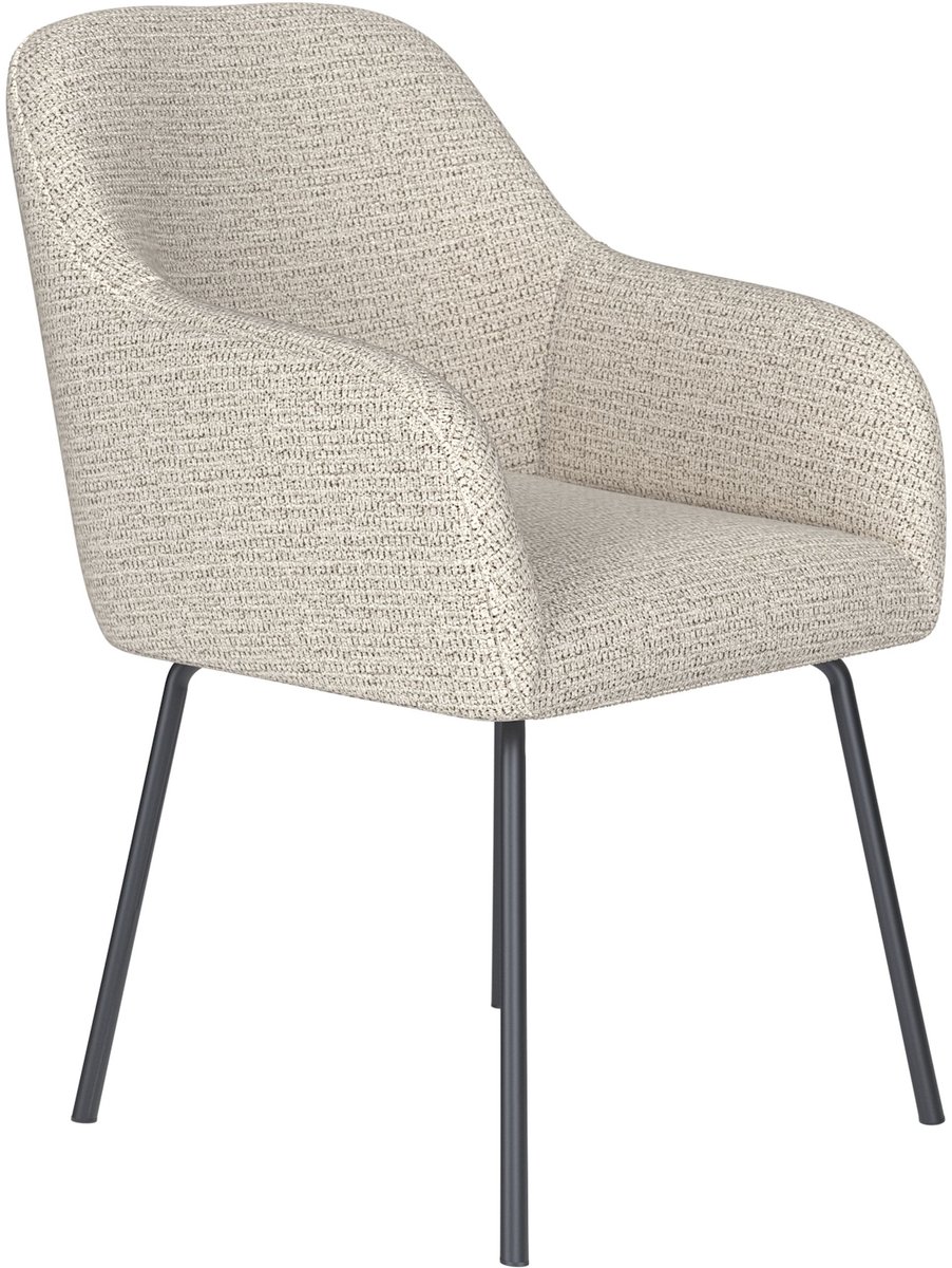 Housecraft Living Otis Eetkamerstoel Metaal Off-White - Beige