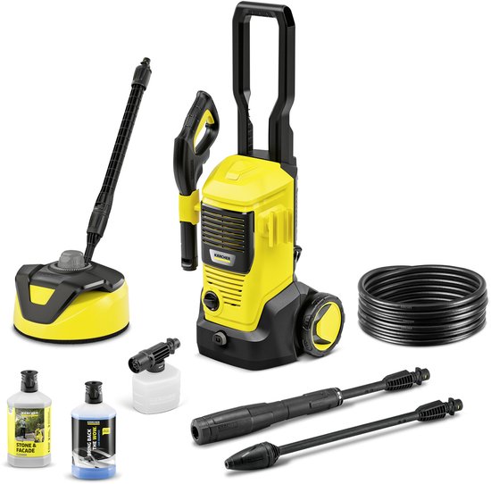 Kärcher K 5 FJ BB Home Hogedrukreiniger - 145 bar - 500 l/u - 40 m²/u - Complete Set - Geschikt voor oa. auto - fietsen - terras - motoren - schutting en tuinset