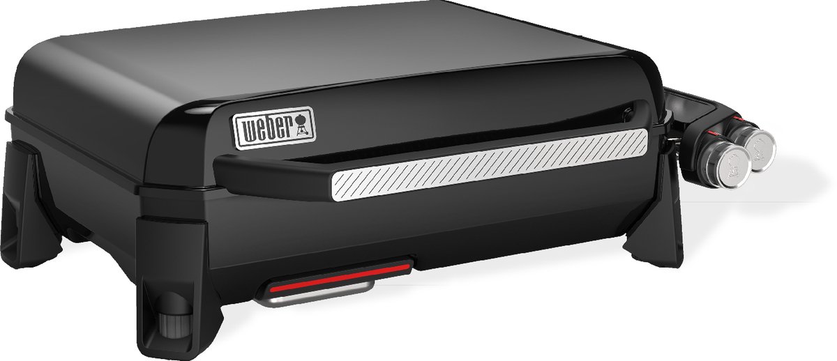 Weber Slate Plancha - Plaque 56 cm - Barbecue au gaz - 2 brûleurs