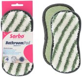 Sorbo Bathroom Pad - Badkamerspons - Sanitairspons - Verwijdert Kalk en Zeep - Krasvrij - 1 Stuk