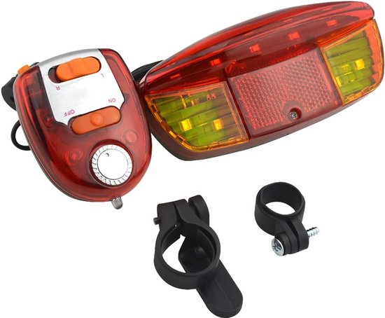 Multifunctionele Fiets Knipperlicht Achterlicht met Elektrische Hoorn en Remlicht voor Veilig Fietsen, Wandelen en Buitenactiviteiten — afbeelding 3