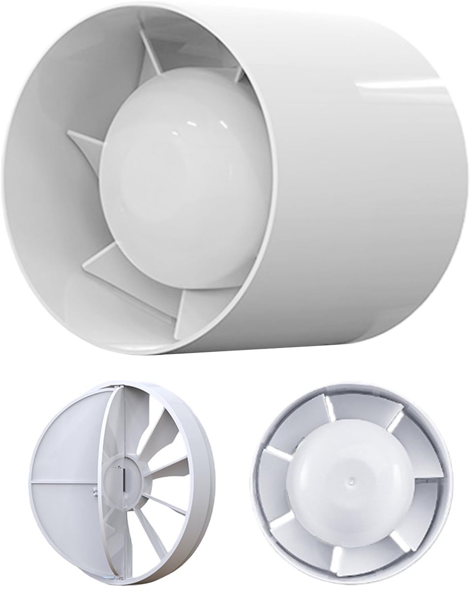 Duct Luchtventilator - Stille Werking - 100mm