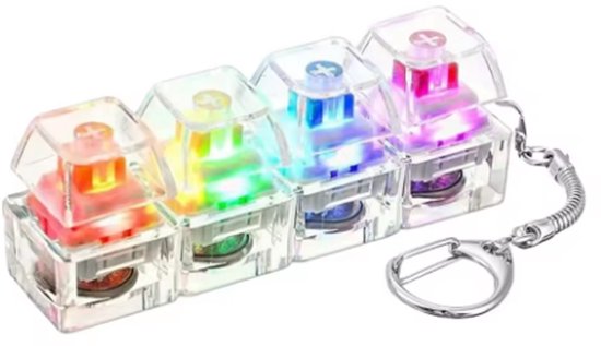 OPVYAEU Lot de 2 Fidget Toys Clavier Anti Stress - Mini Clavier 4 Touches Macaron et Morandi