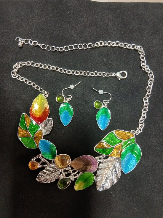 My Sweet Romance® - dames ketting met oorbellen - Sieradenset 2-delig.