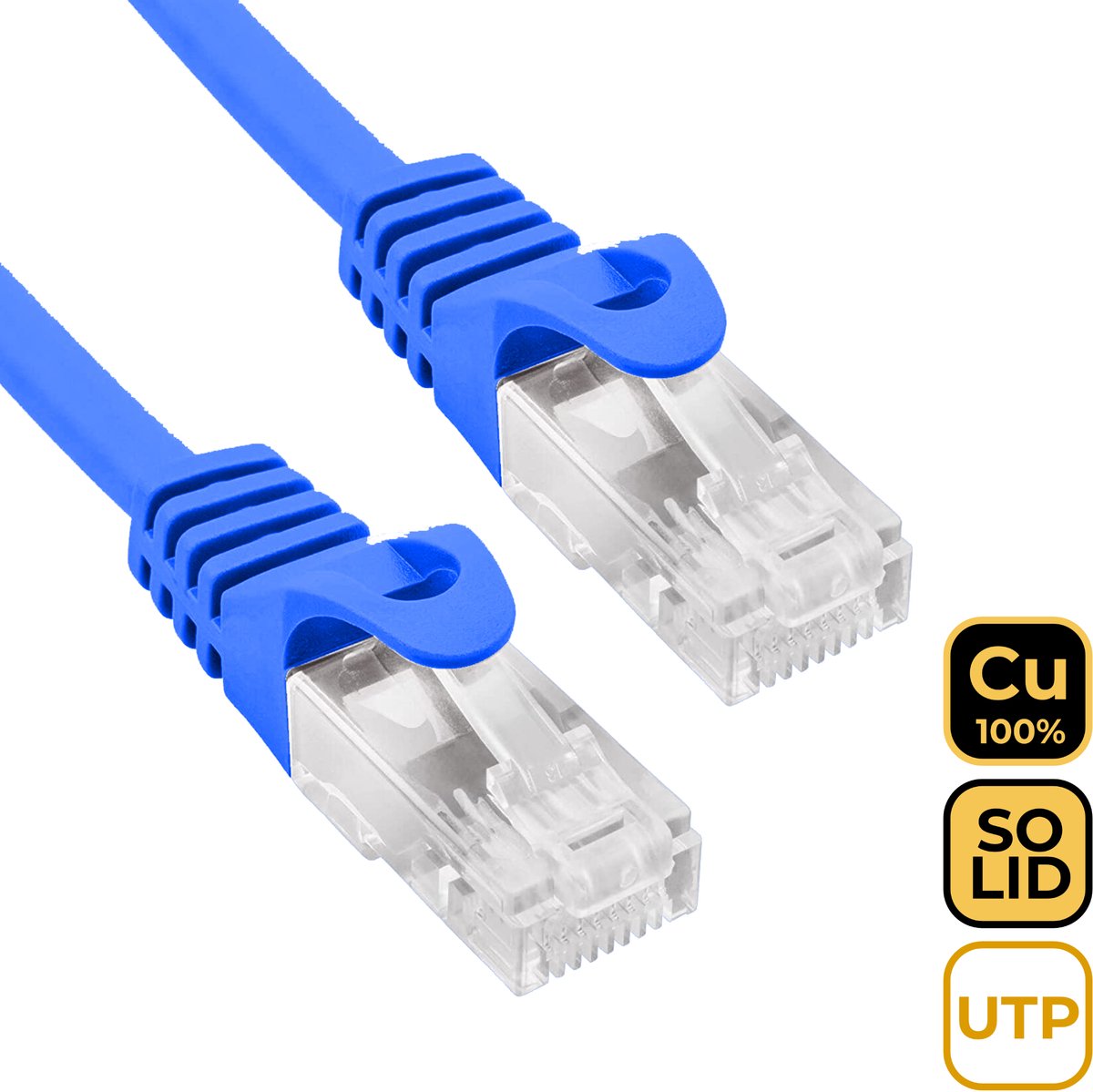 Phasak PHK 1910B netwerkkabel Zwart 10 m Cat6 U/UTP (UTP)