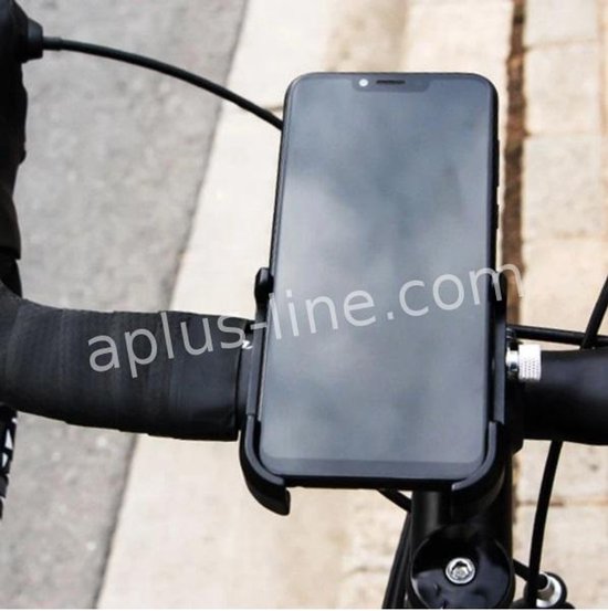 Universele Metalen Telefoonhouder Fiets E-bike Fatbike Scooter – Stevig, Trillingsvrij, 360° Verstelbaar, Schokbestendig
