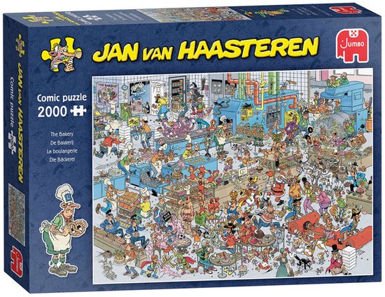 Jumbo puzzel Jan van Haasteren De Bakkerij 2000 stukjes landschap.