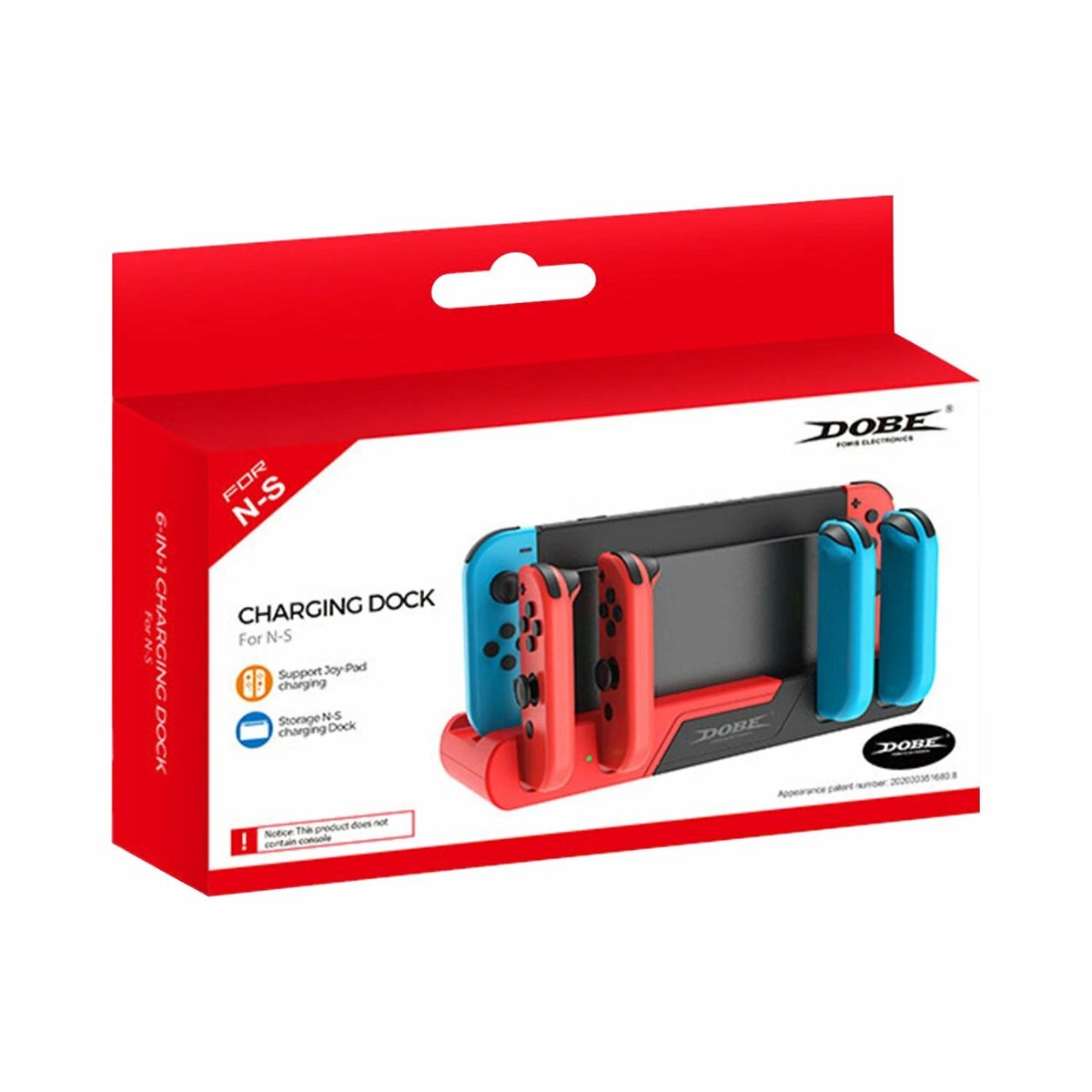 Dobe 4-in-1 oplaadstation voor de Nintendo Switch / Switch LED