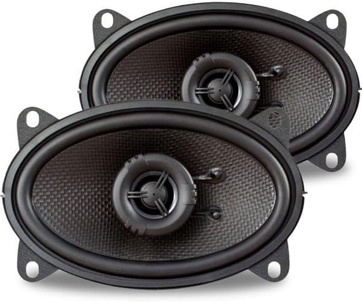 Ovale 2-weg Coaxiale Luidsprekers 4x6 Inch voor Auto, 40 Watt RMS