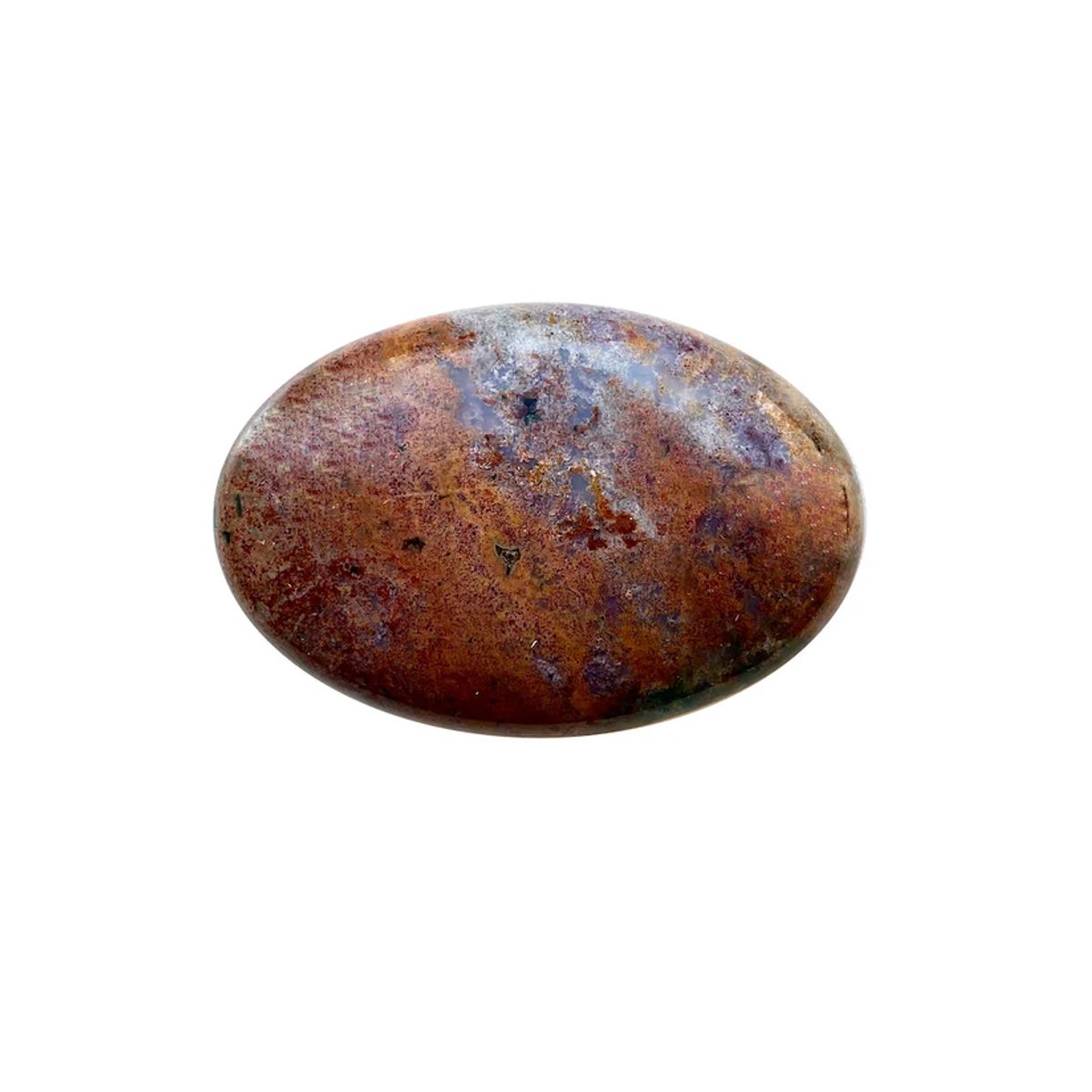 Ovale steen Jaspis Oceaan (Palmsteen)