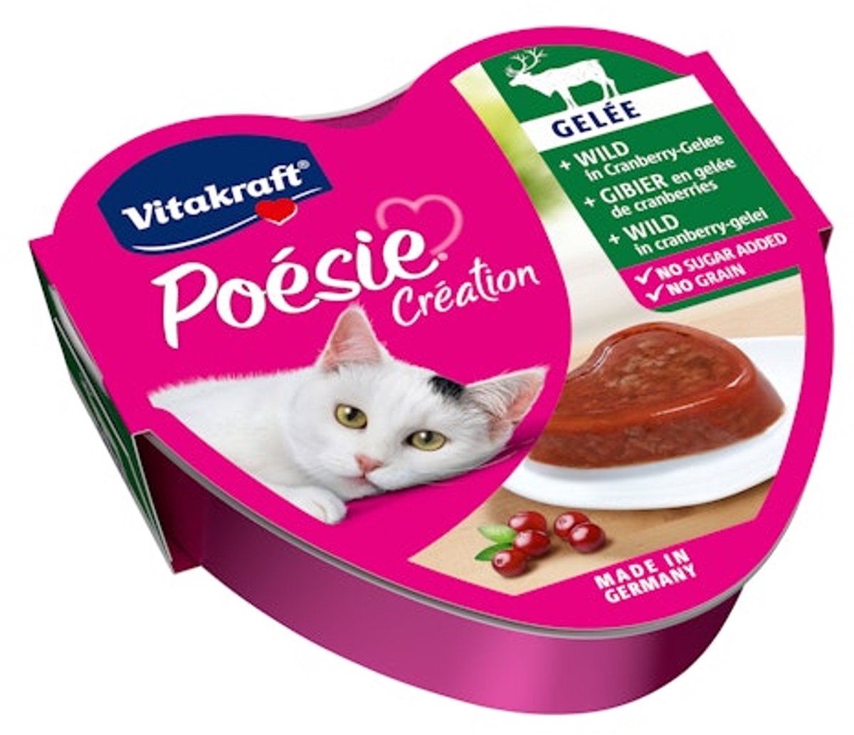 Vitakraft Vitakraft Poésie Wild in Cranberry-gelei - 15 x 85 g