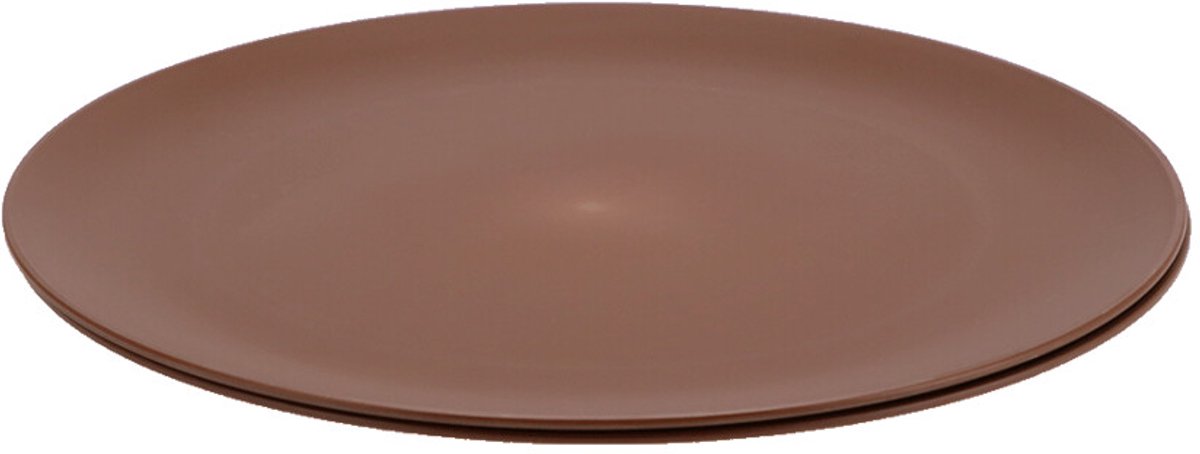Travellife Nova Camping Dinerbord ø25,5cm cacao 2 stuks
