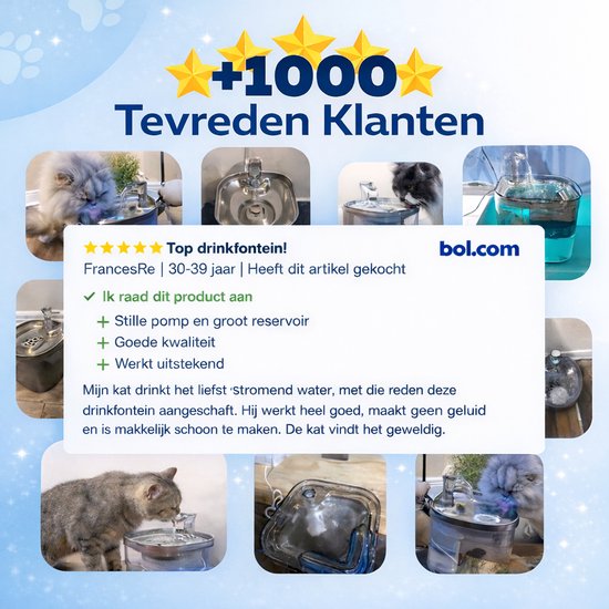 IMIPAW Futterautomat voor Katten, 5G | 2.4G WiFi Kattenfutterautomat, APP-Steuring Futterspender voor Katten en Honden, 1-10 Maaltijden per Dag, De Ideale Hulp voor Huisdierbezitters