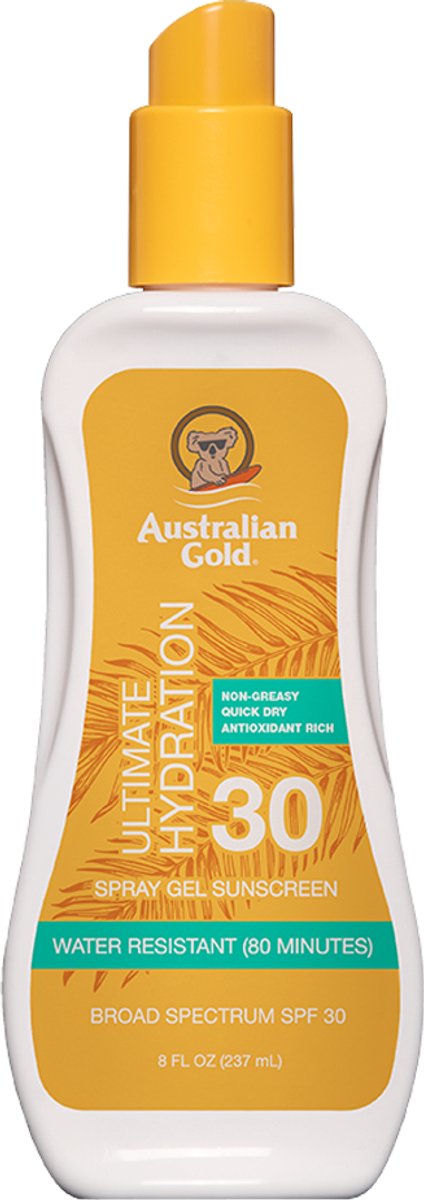 Australian Gold - SPF30 Spray Gel - 237 ml