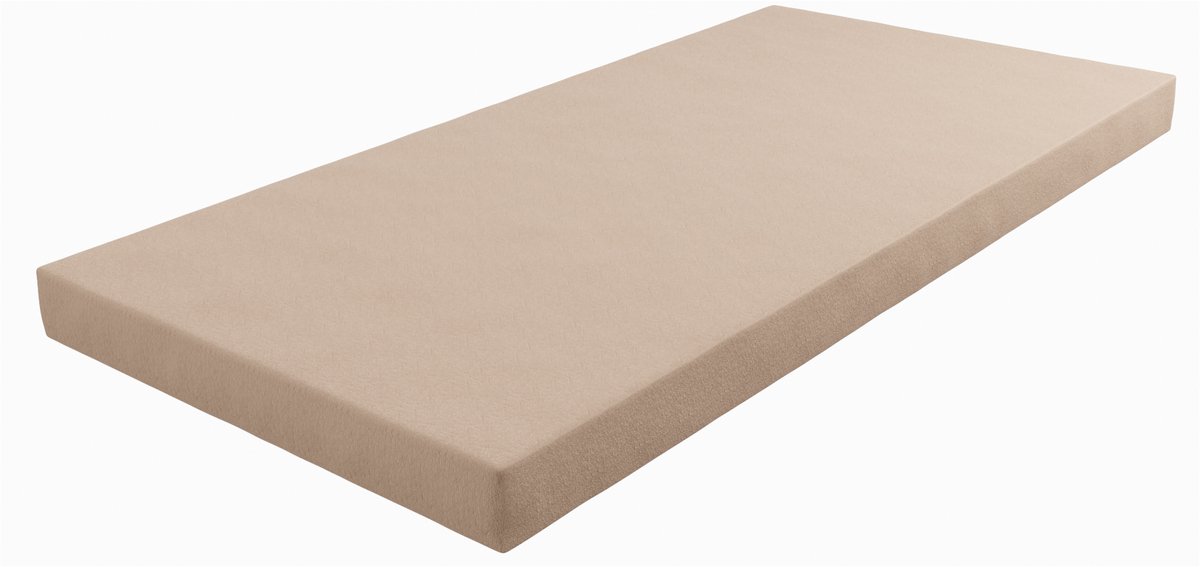 Nikola - Uni Hoeslaken Kinderbed - 2-pack - Jersey Katoen - Beige - 90x180 cm