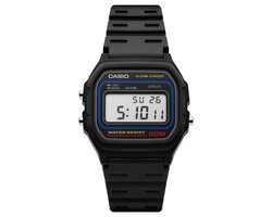 Casio Collection W-59-1VQES Unisexhorloge 34 mm - Zwart