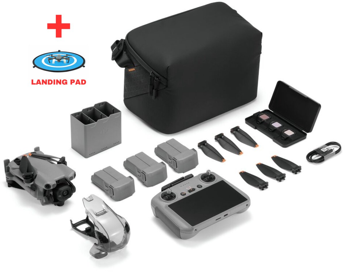 DJI Mini 5 Pro - Fly More Combo - including RC331 Smart Controller - Landing Pad - Follow Me - Compacte drone