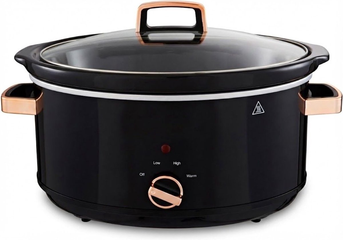 SNJY® Slowcooker 6,5L met Timer en 3 Kookinstellingen - Product - €99,95