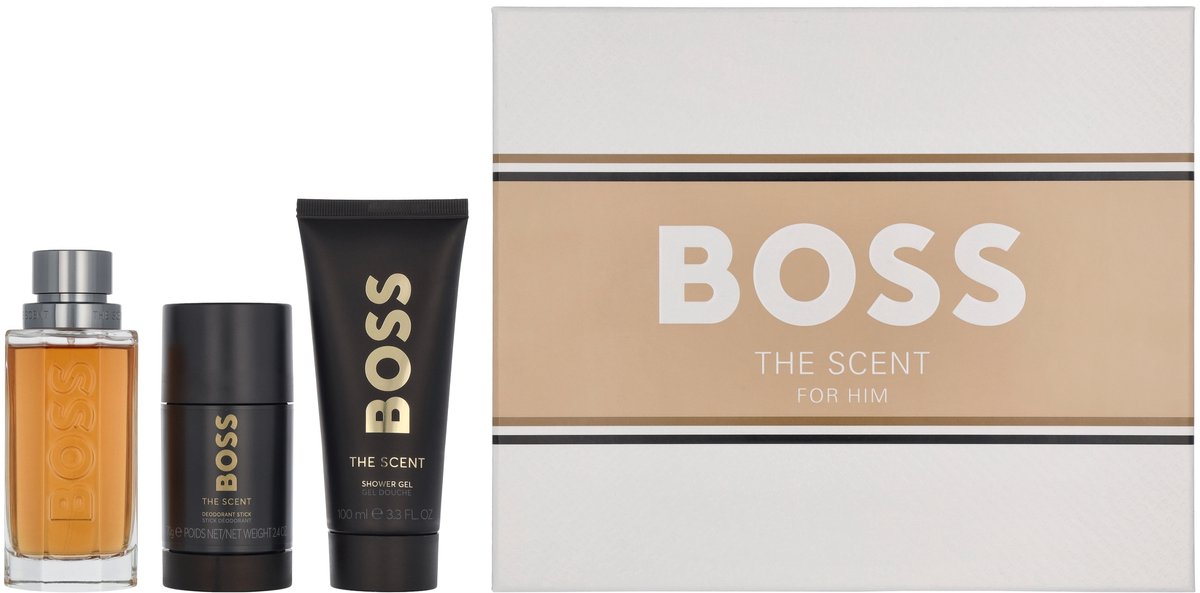 Hugo Boss The Scent Eau de Toilette spray 100 ml + Deodorant stick 75 ml + Douchegel 100 ml Cadeau Set – foto 6