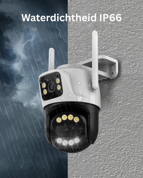 Camerabewaking - Beveiligingscamera Draadloos Buiten - Bewakingscamera - Wit — afbeelding 5