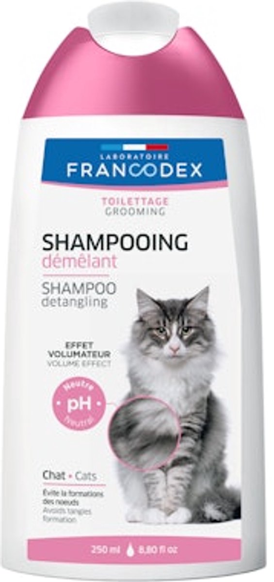 Francodex 2-in-1 Anti-Klit Shampoo Kat - 250 ml
