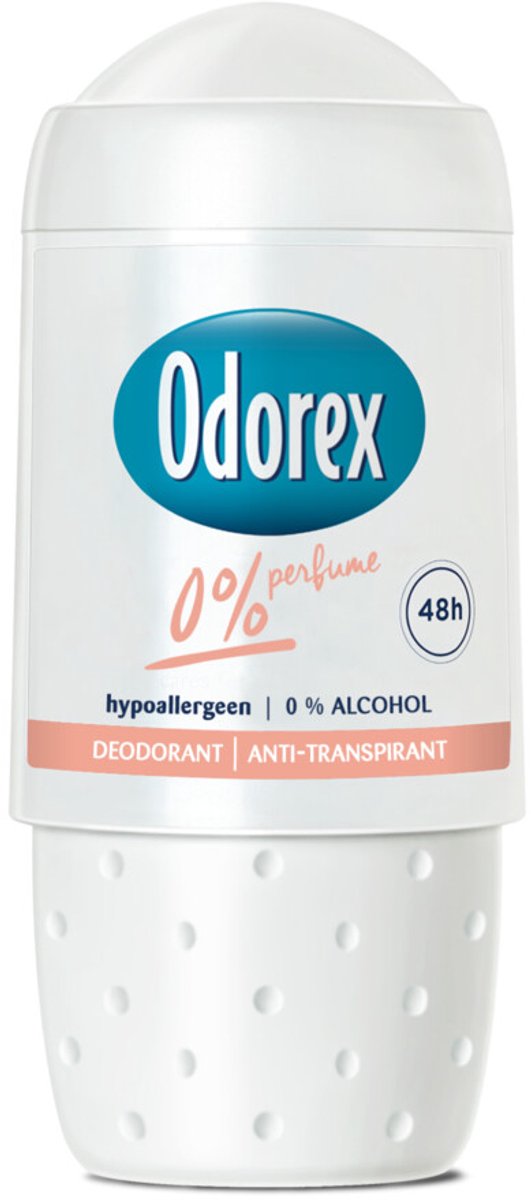 Bol.com Odorex - Deodorant - Roller - 0% Perfume - 50ml aanbieding