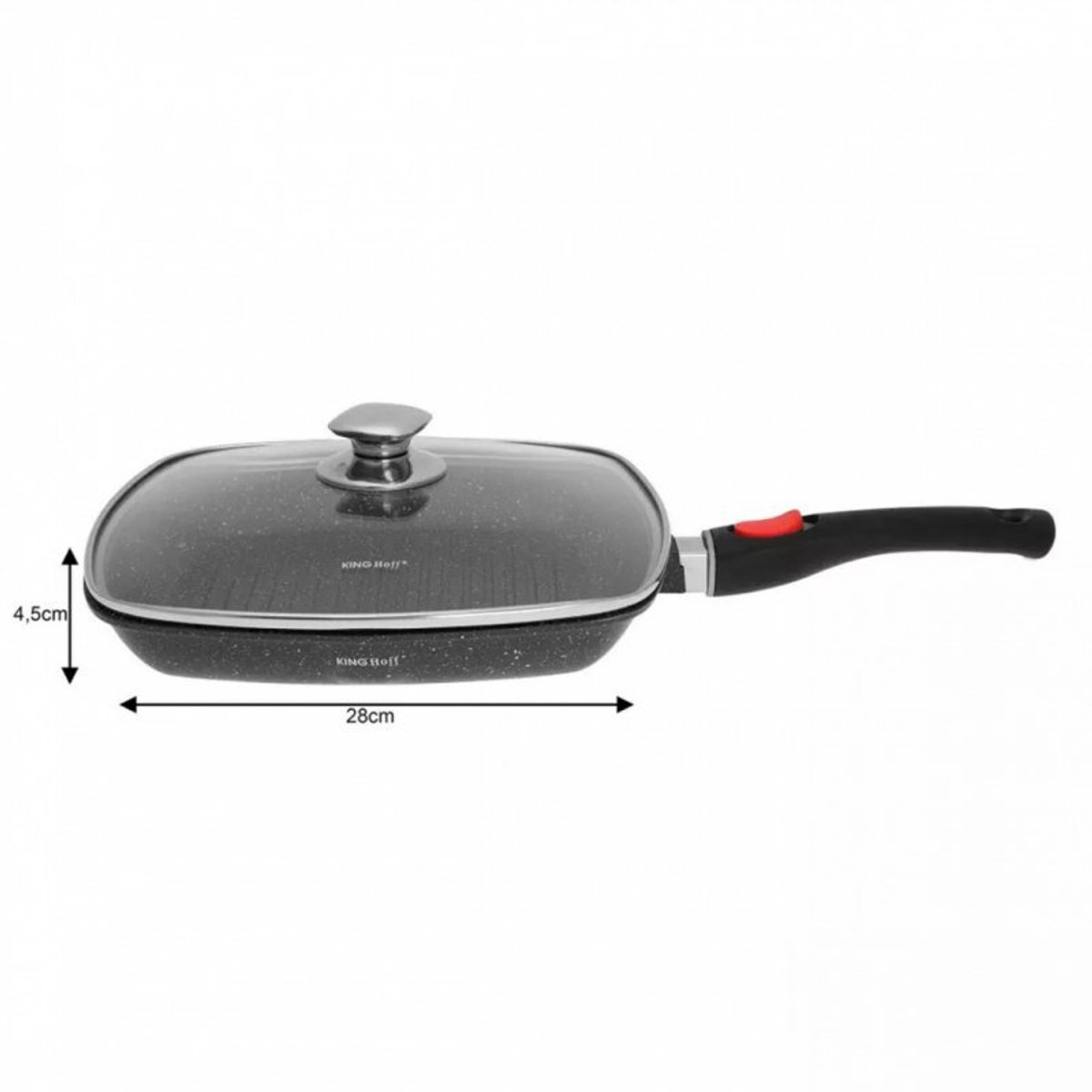 Kinghoff Kinghoff 1511 Grillpan - afbeelding 3