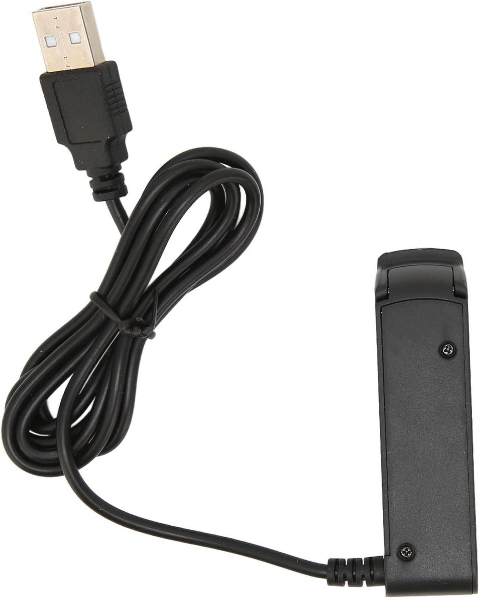 Vaihana - Horloge USB-oplaadkabel - Garmin - 1M - Oplaadstation - Fenix - Quatix - Tactix - Geschikt voor Garmin horloges - Zwart USB-Oplaadkabel voor horloges met Fenix, Quatix en Tactix.