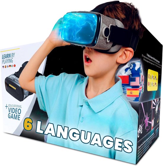 Zyrex® VR Bril met controllers - VR Bril - VR-brillen - Zwart en Grijs - 24cm x 14cm x 11cm