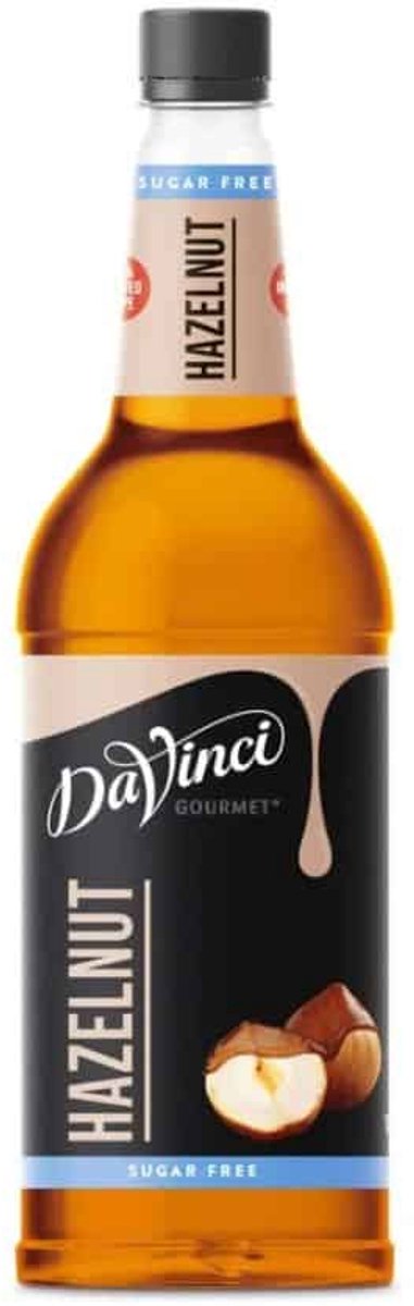 DaVinci Gourmet Hazelnoot Suikervrij Koffiesiroop 1 Liter