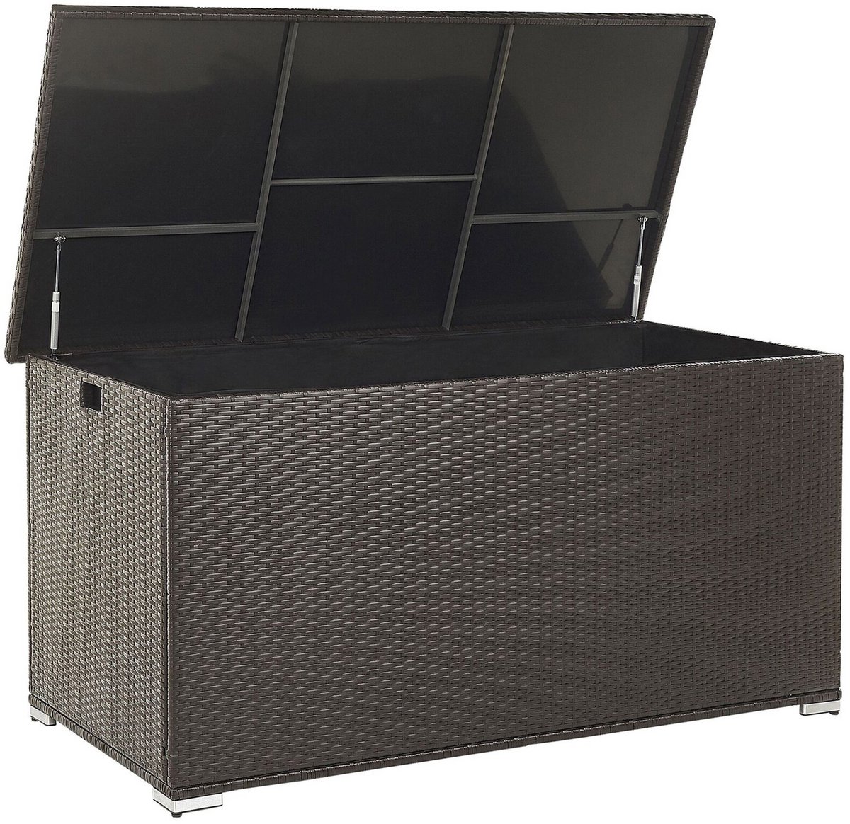 MODENA - Kussenbox - Donkerbruin - 155 cm - PE rotan