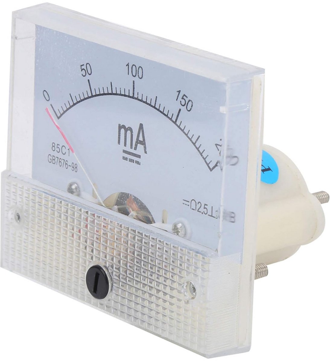 Analoge DC Ampèremeter Paneelmeter 0-200MA Stroommeter Met Wijzer