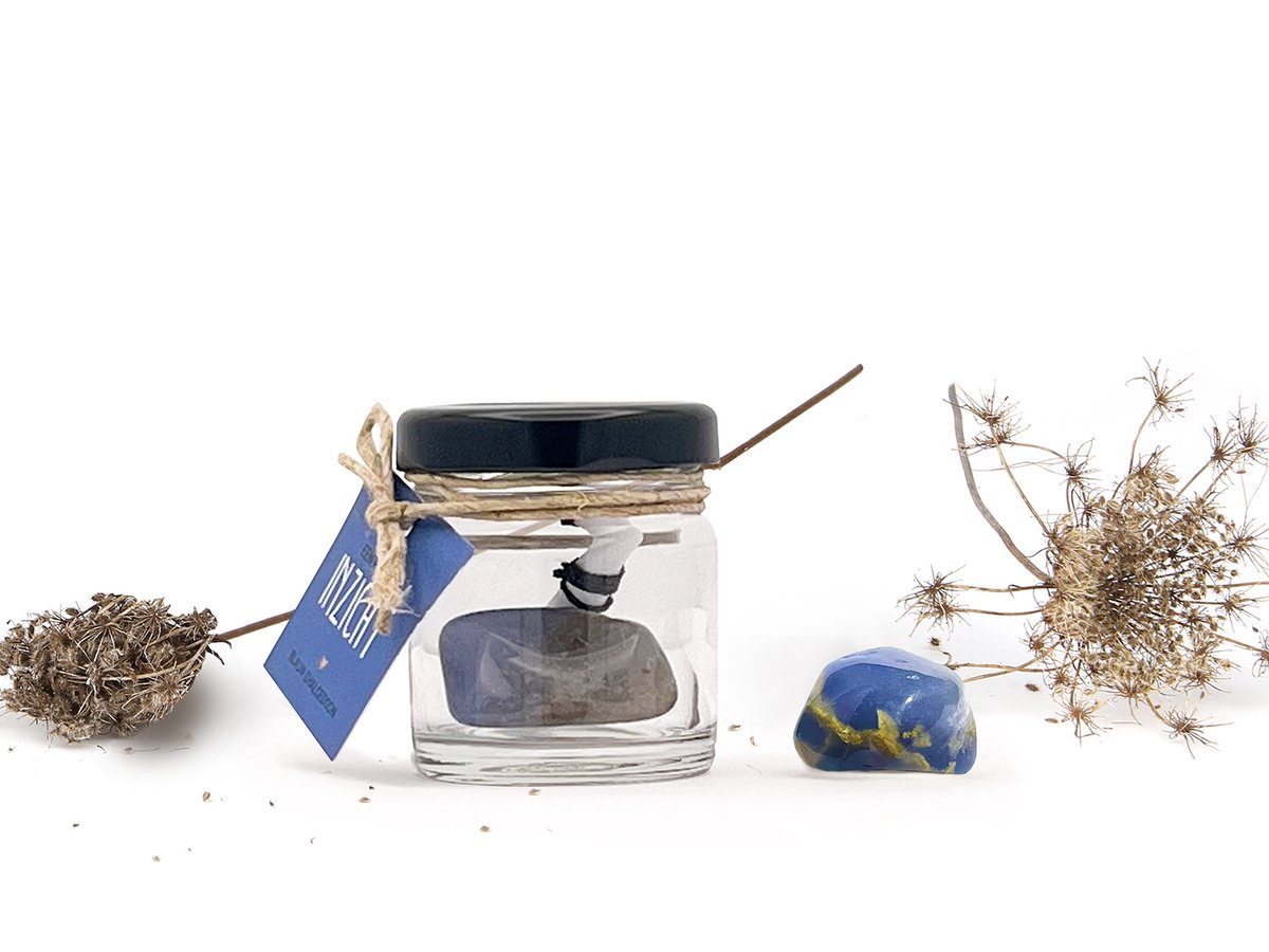 Potje Inzicht - Blauw Chalcedoon | Edelsteen Cadeau voor Inzicht & Communicatie