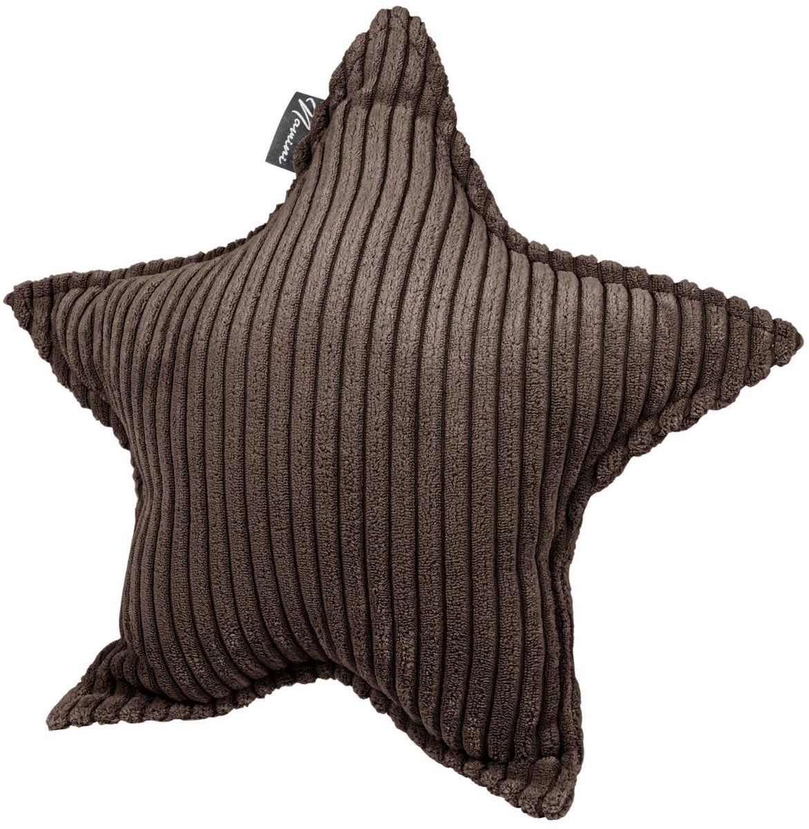 Namini Kussen | Kussentjes voor Kinderkamer & Woonkamer | Gevuld | Vloeistofafstotend | Volledig Uitwasbaar | Handgemaakt | Kussens | Sierkussen | Ster | Bruin | 40x40xcm