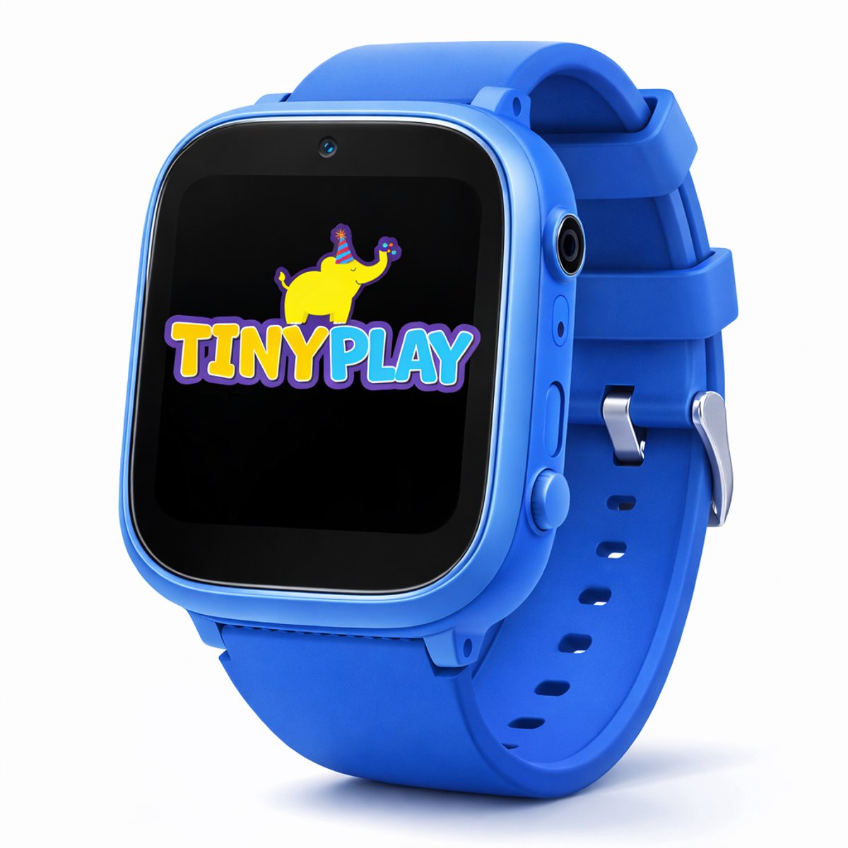 TinyPlay Smartwatch Kinderen - Dual Camera - Spelletjes - USB Oplaadbaar kinderhorloge - Kinder smartwatch - Jongen - Blauw