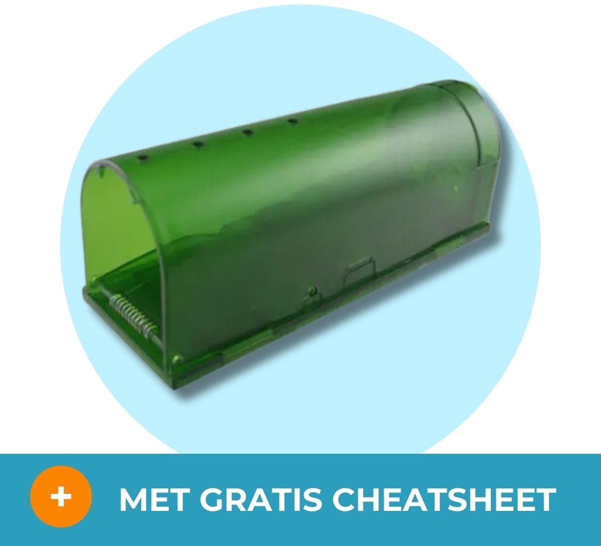 Unpest diervriendelijke muizen inloopval - Effectieve Muizenvangkooi - Met gratis cheatsheet
