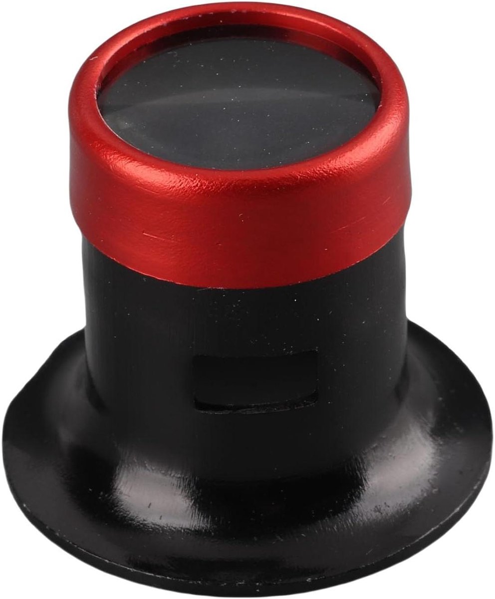 Allecto Vergrootglas - Horloge Reparatie - Vergrooting 10x - Aluminium - Horlogemaker Tool - Oog Lens - Geschikt voor Horloges - Zwart