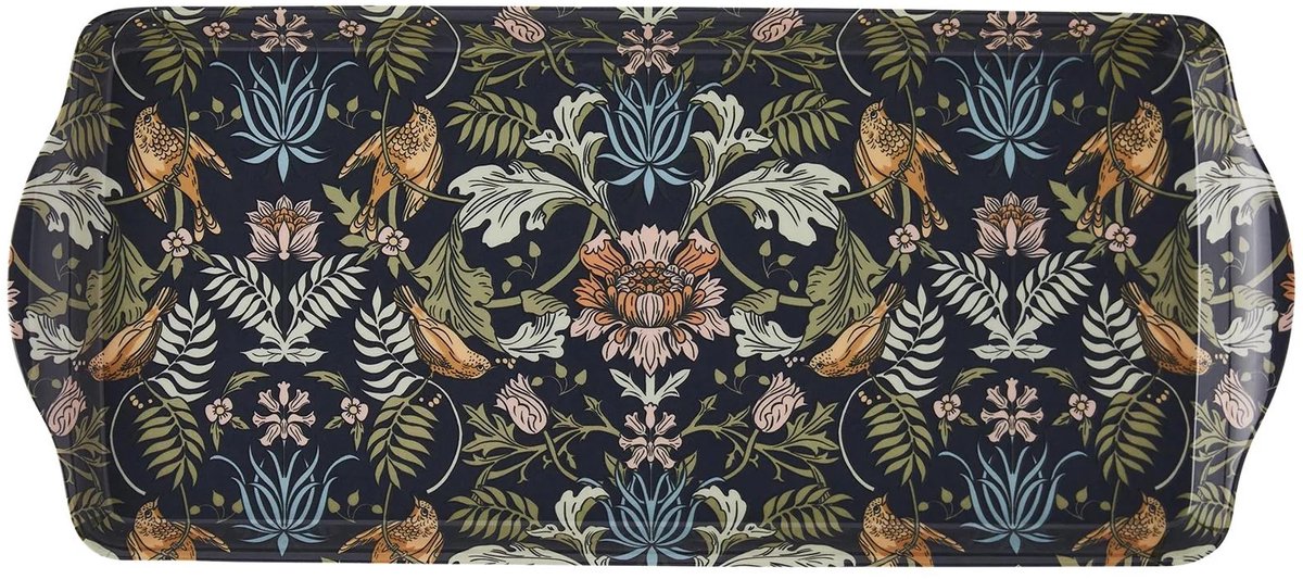 Tray - Dienblad - Finch and Flowers - 39 x 17 cm - Ulster Weavers - Klein dienblad