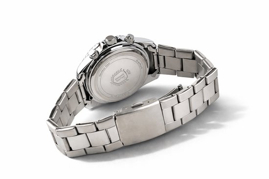 Herenhorloges Met Casual Waterdicht Chronograaf Quartz Horloge Gemaakt Van Roestvrij Staal En Metaal Auto Datum In Kleurrijke Handen