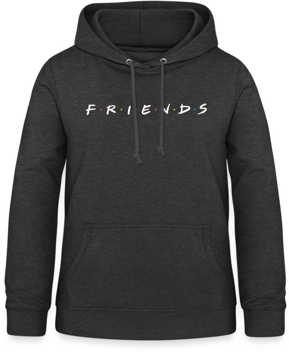 Friends Logo Wit Hoodie Dames