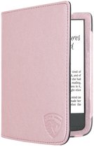 Luxe Hoesje Geschikt voor Pocketbook Touch HD 3 Hoes Cover Roze Goud