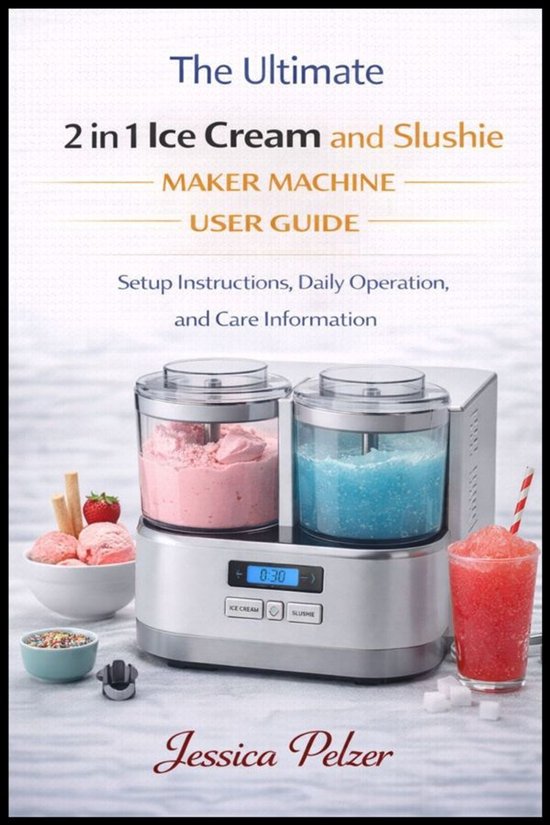 The ultimate 2 in 1 ice cream and slushie maker machine USER ... - cover