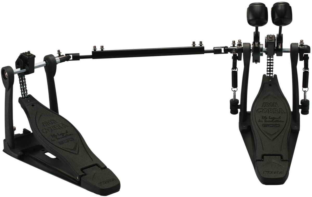 Tama HP600DTWMB Iron Cobra 600 Double Dark Shadow Edition - Dubbel drum pedaal