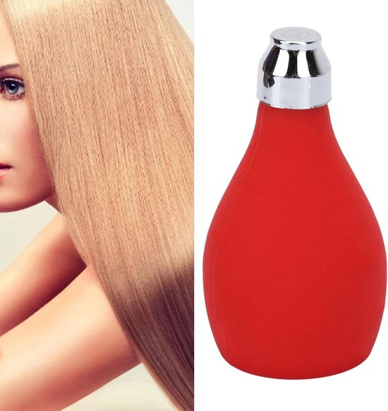 Ronte - Navulbare Spuitapplicator voor Kappers, Talkpoeder voor Krullend Haar, Silicone Knijpfles, Cosmetica Container - Rood - Haarverzorging Beauty Essentials van Ronte — afbeelding 3