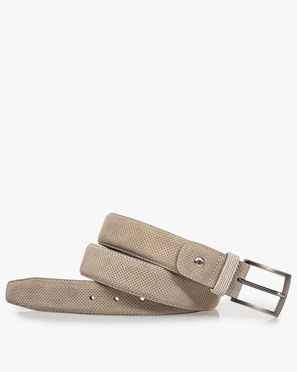 floris van bommel - DE BELTER 24.95 - Riemen - Kleur: Taupe - Maat: 115 cm