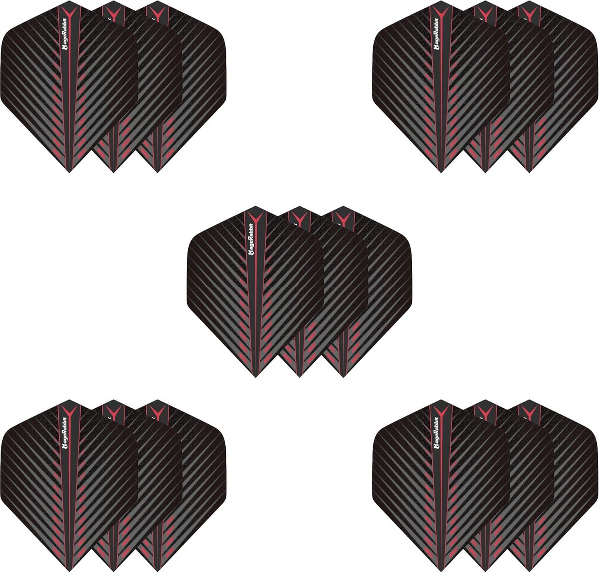 Set van 15 Duurzame Standaard Dartpijlen met 5 Kleuren voor Steeltip en Softtip